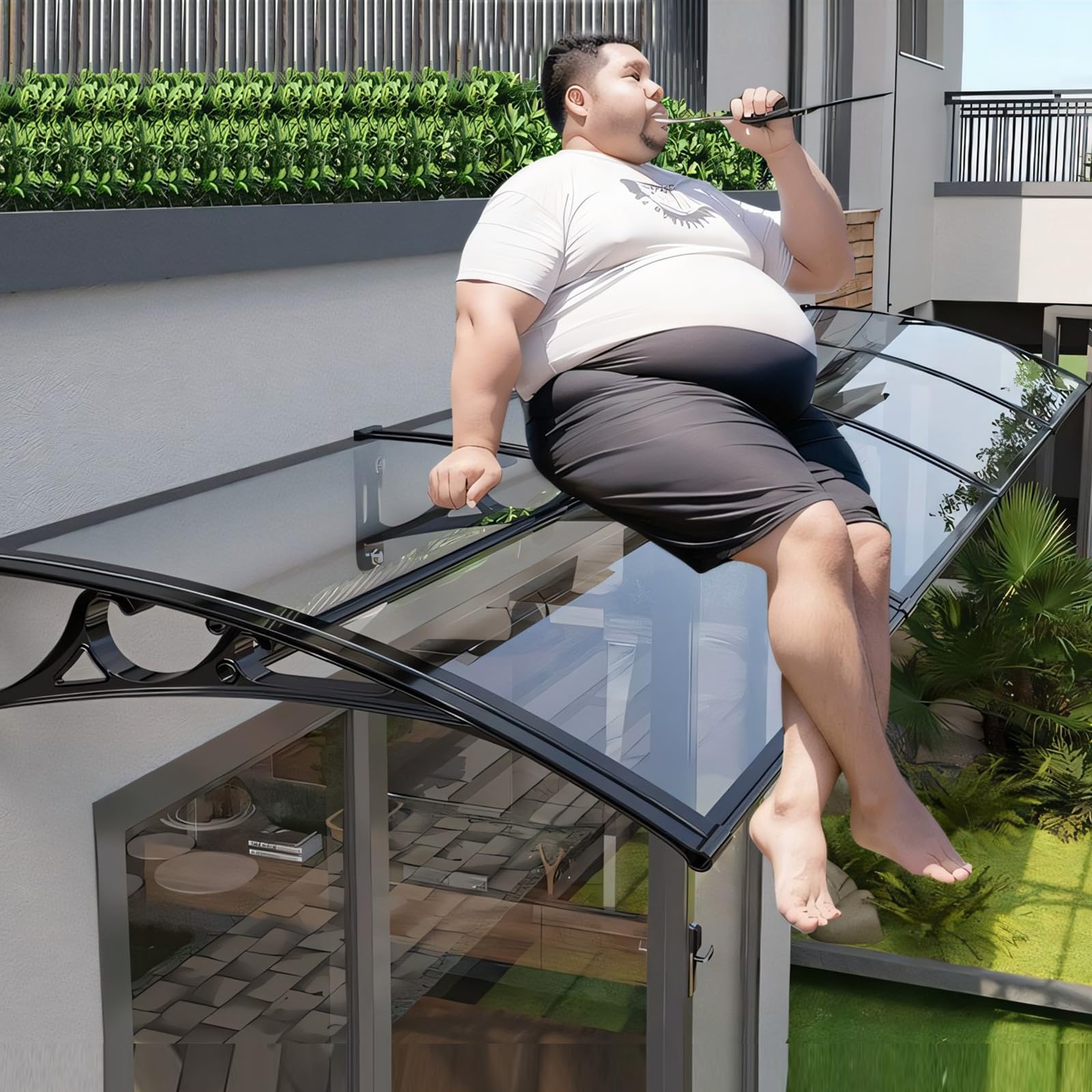 水晶？ Amazon.com : Awning for Door Entrance 118
